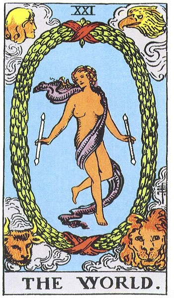 World Tarot Card