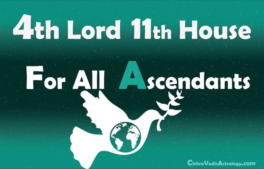 4th Lord In 11th House